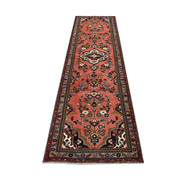 Tapis de couloir Tapis persan - Nomadic - 312 x 82 cm - rouge clair