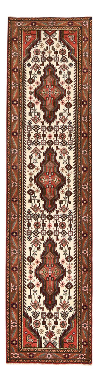Tapis de couloir Tapis persan - Nomadic - 308 x 78 cm - beige