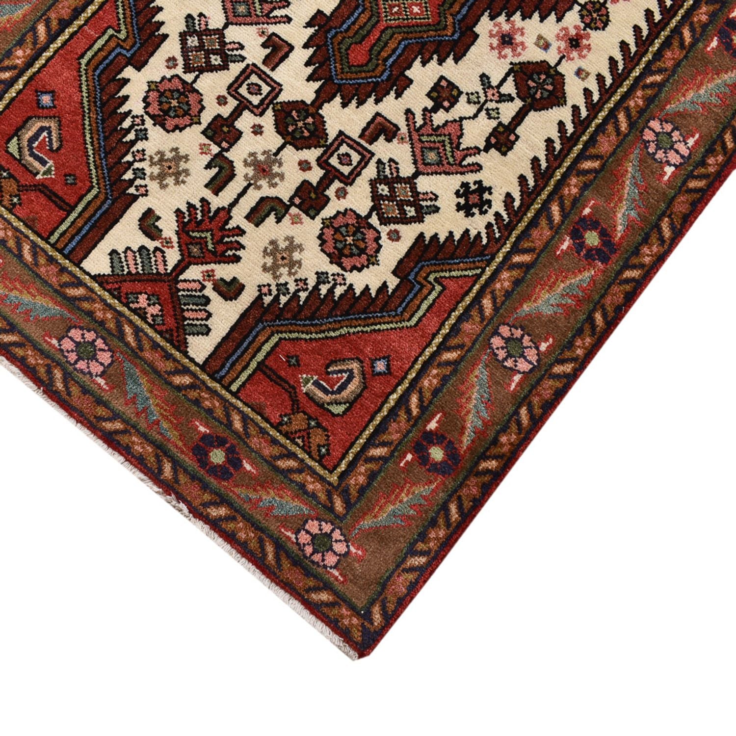 Tapis de couloir Tapis persan - Nomadic - 308 x 78 cm - beige