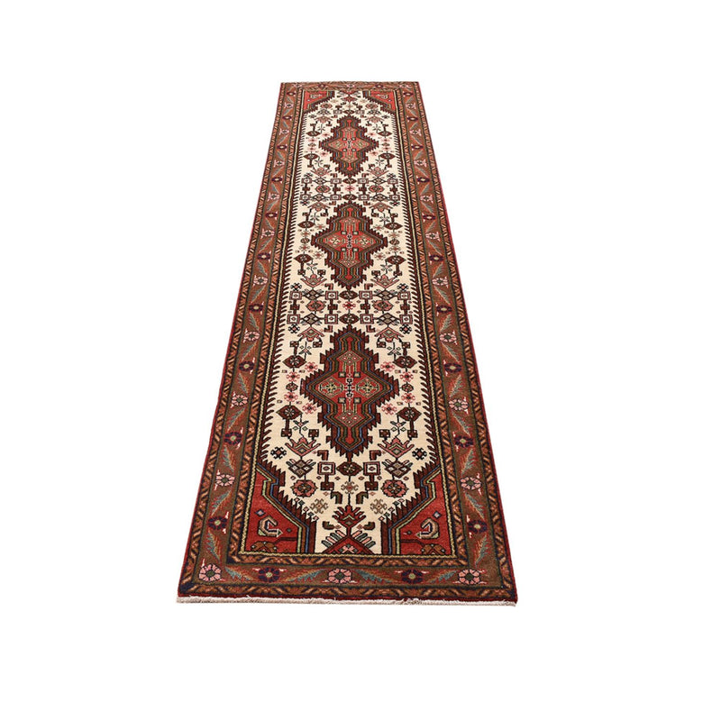 Tapis de couloir Tapis persan - Nomadic - 308 x 78 cm - beige