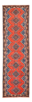 Tapis de couloir Tapis persan - Nomadic - 276 x 80 cm - rouge
