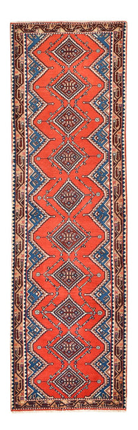 Tapis de couloir Tapis persan - Nomadic - 276 x 80 cm - rouge