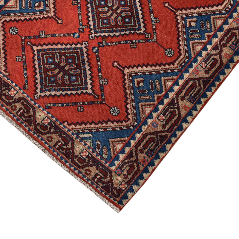 Tapis de couloir Tapis persan - Nomadic - 276 x 80 cm - rouge