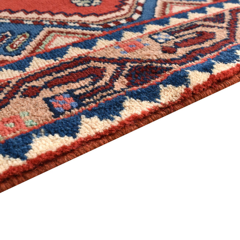 Tapis de couloir Tapis persan - Nomadic - 276 x 80 cm - rouge