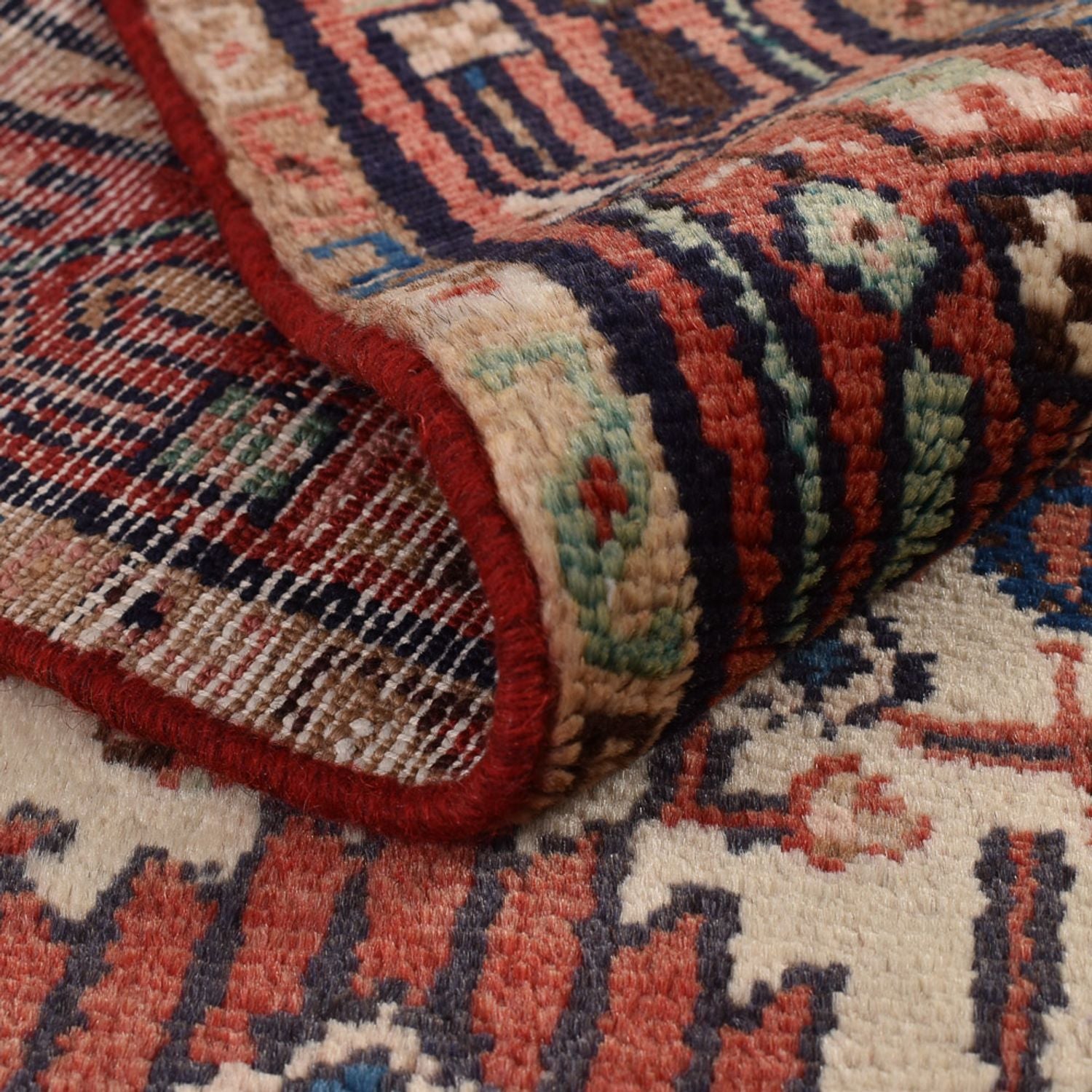 Tapis de couloir Tapis persan - Nomadic - 298 x 86 cm - sable
