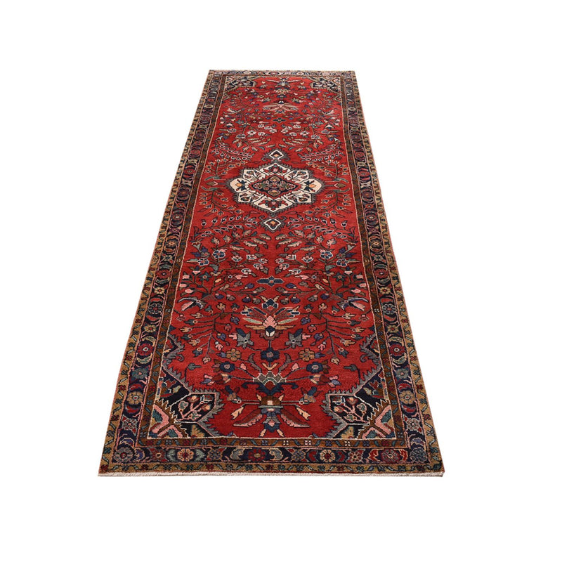 Tapis de couloir Tapis persan - Nomadic - 320 x 98 cm - rouge