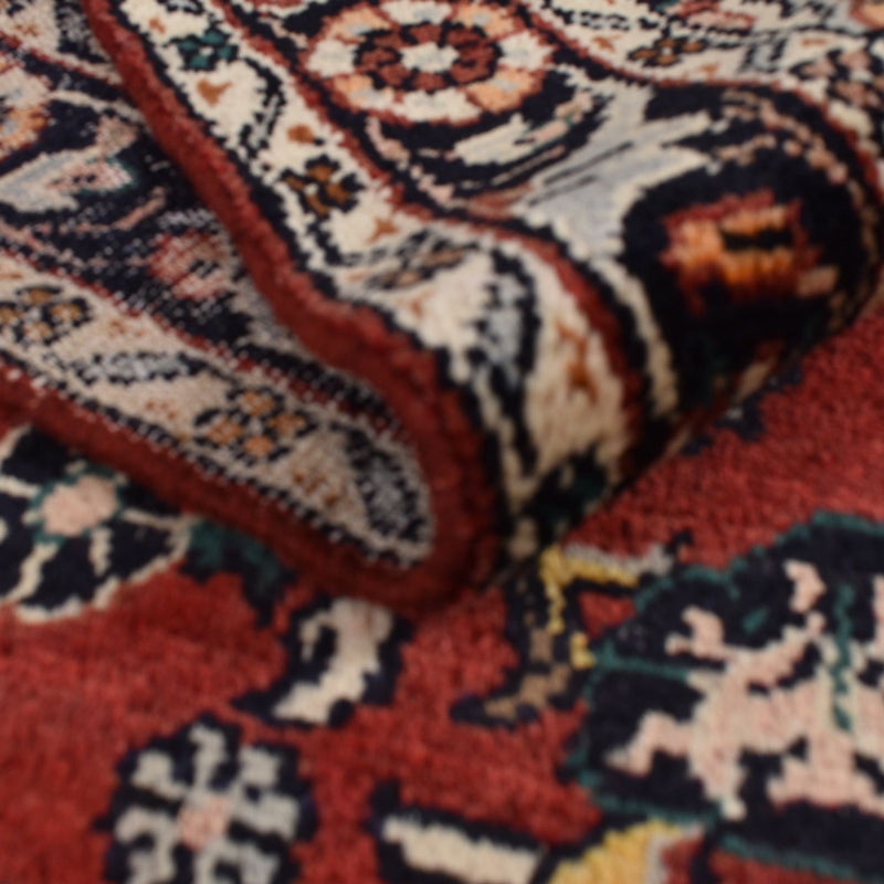 Tapis de couloir Tapis persan - Nomadic - 307 x 109 cm - rouge foncé