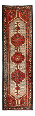 Tapis de couloir Tapis persan - Nomadic - 332 x 100 cm - rouge