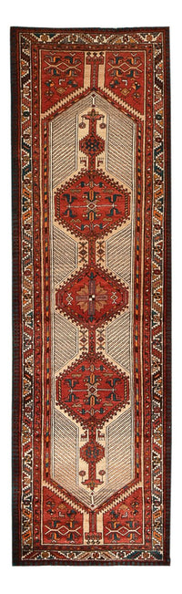 Tapis de couloir Tapis persan - Nomadic - 332 x 100 cm - rouge