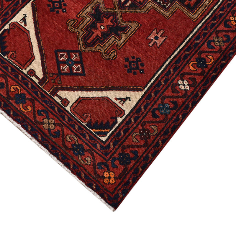 Tapis de couloir Tapis persan - Bidjar - 298 x 102 cm - rouge