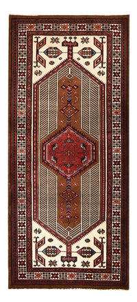 Tapis de couloir Tapis persan - Nomadic - 222 x 100 cm - rouge