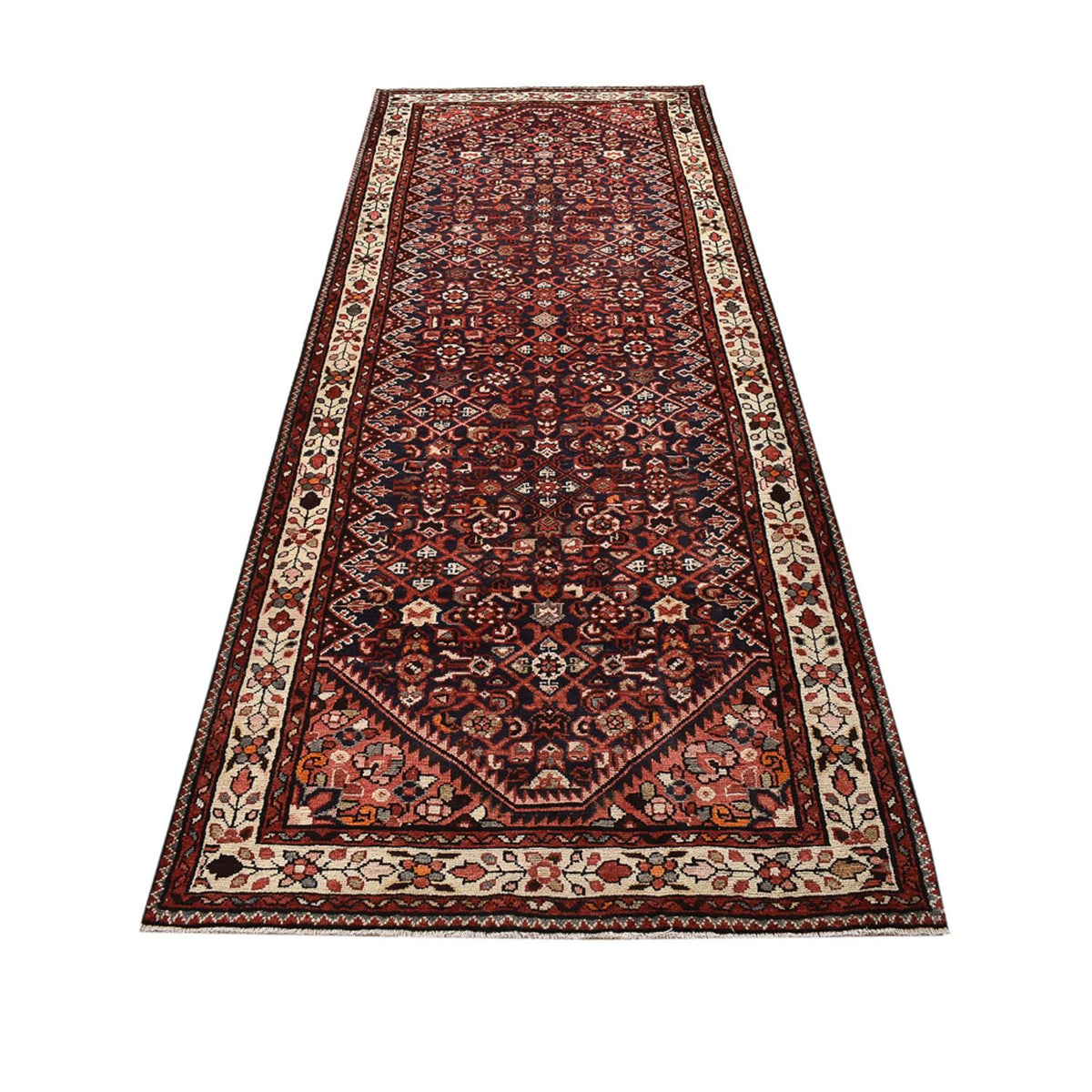 Tapis de couloir Tapis persan - Nomadic - 323 x 119 cm - rouille