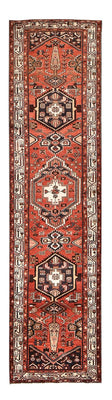 Tapis de couloir Tapis persan - Bidjar - 406 x 100 cm - terracotta