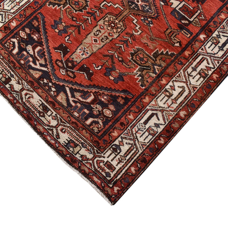 Tapis de couloir Tapis persan - Bidjar - 406 x 100 cm - terracotta