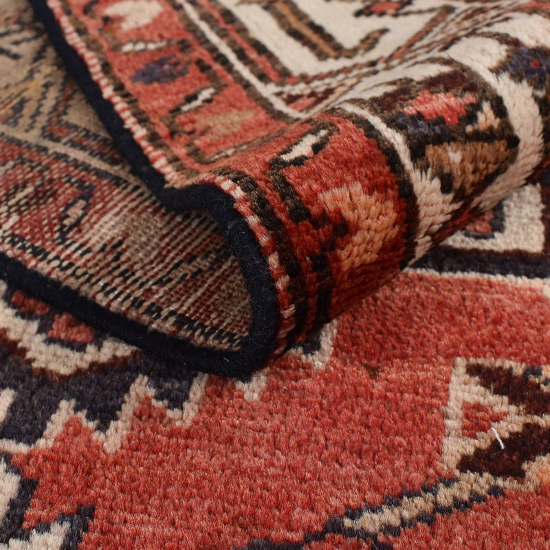 Tapis de couloir Tapis persan - Bidjar - 406 x 100 cm - terracotta