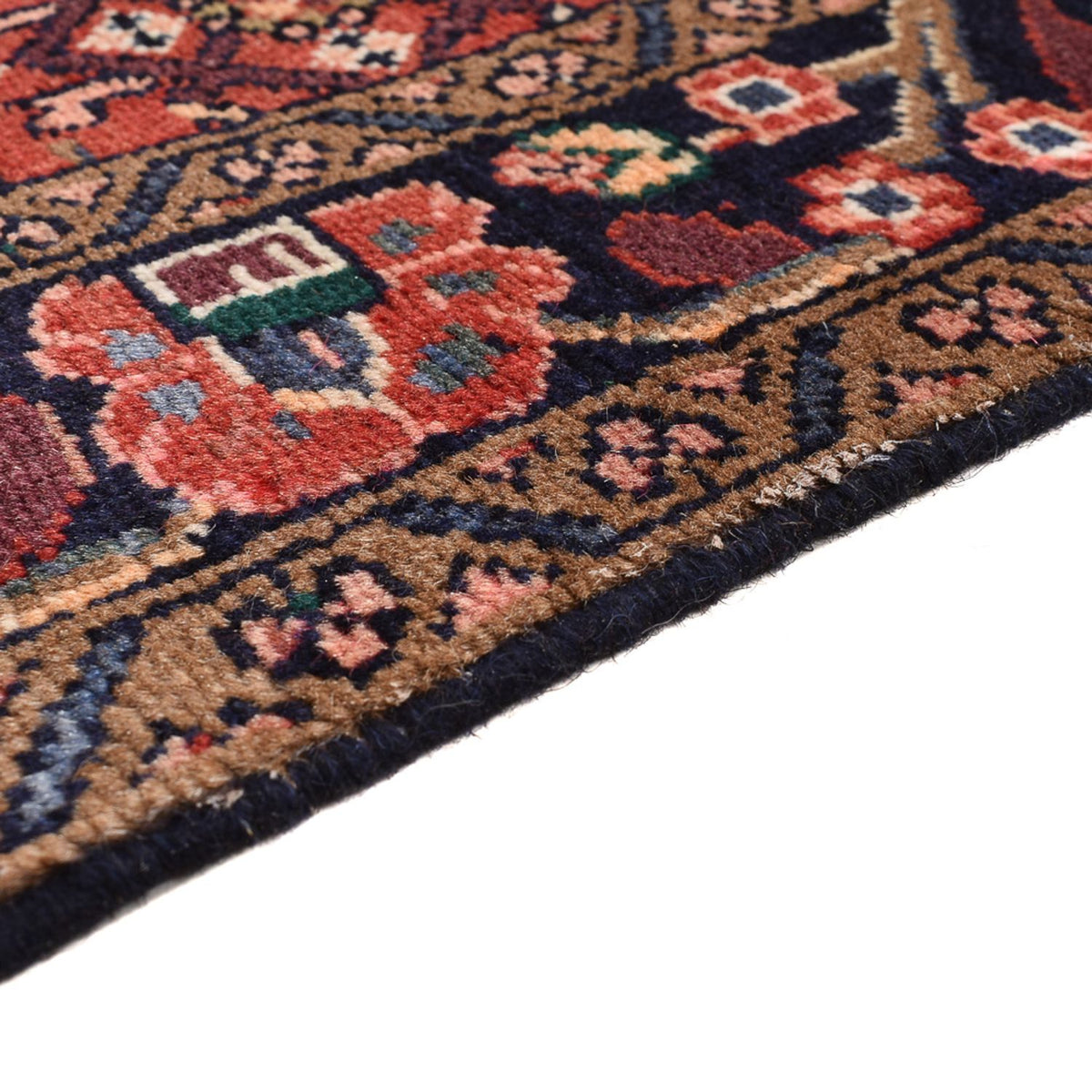 Tapis persan - Nomadic - 156 x 105 cm - rouge foncé