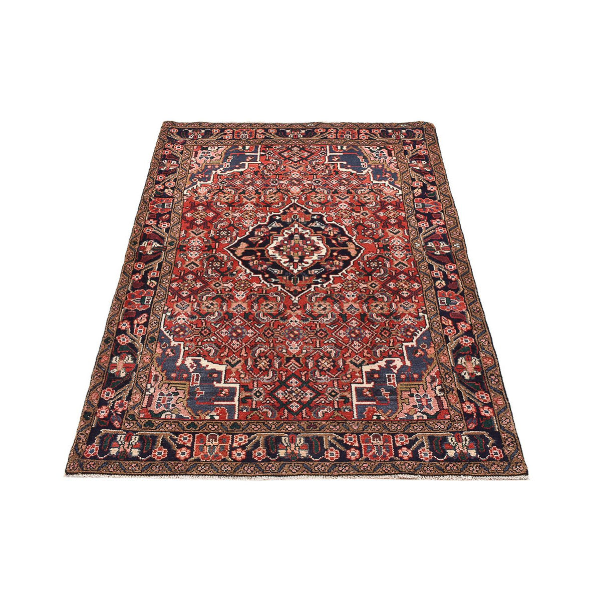 Tapis persan - Nomadic - 156 x 105 cm - rouge foncé