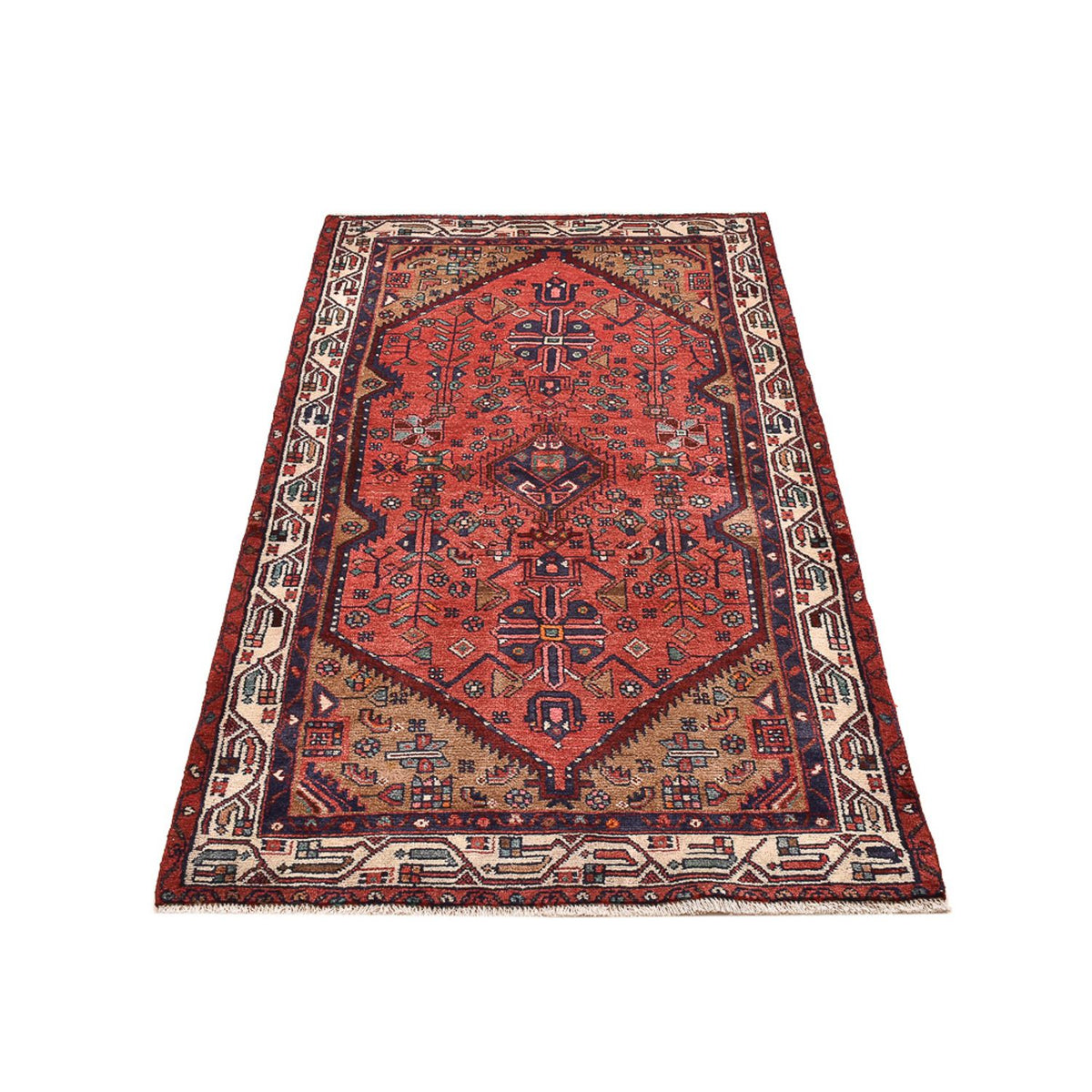 Tapis persan - Nomadic - 165 x 92 cm - rouge clair