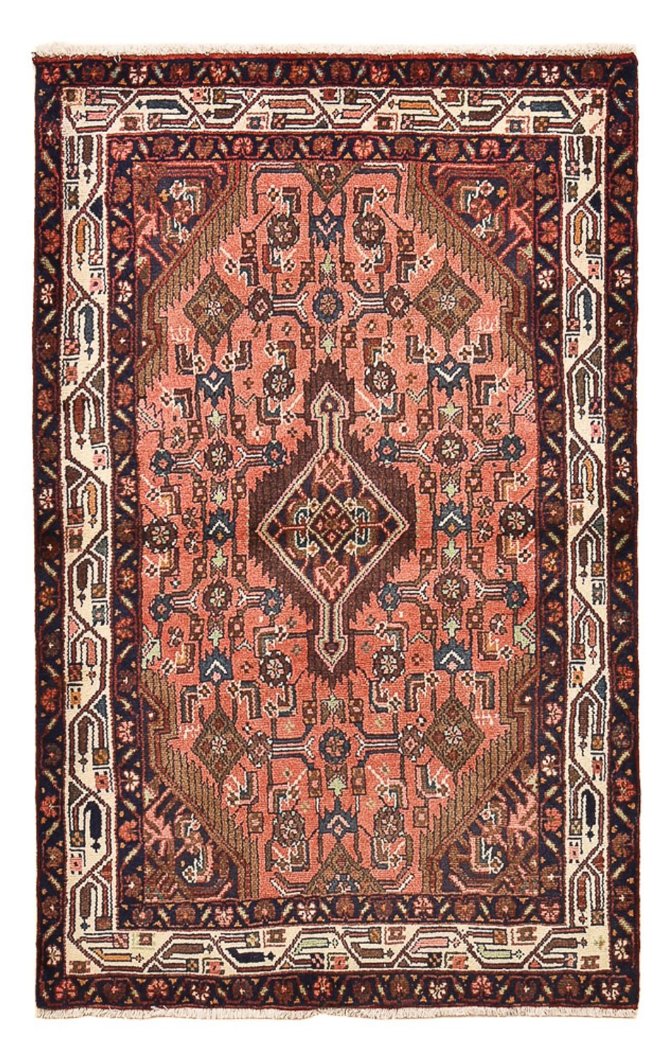 Tapis persan - Nomadic - 160 x 100 cm - rouge clair
