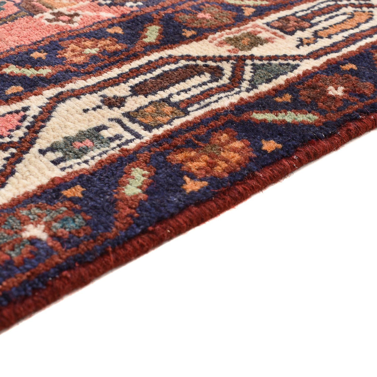 Tapis persan - Nomadic - 160 x 100 cm - rouge clair