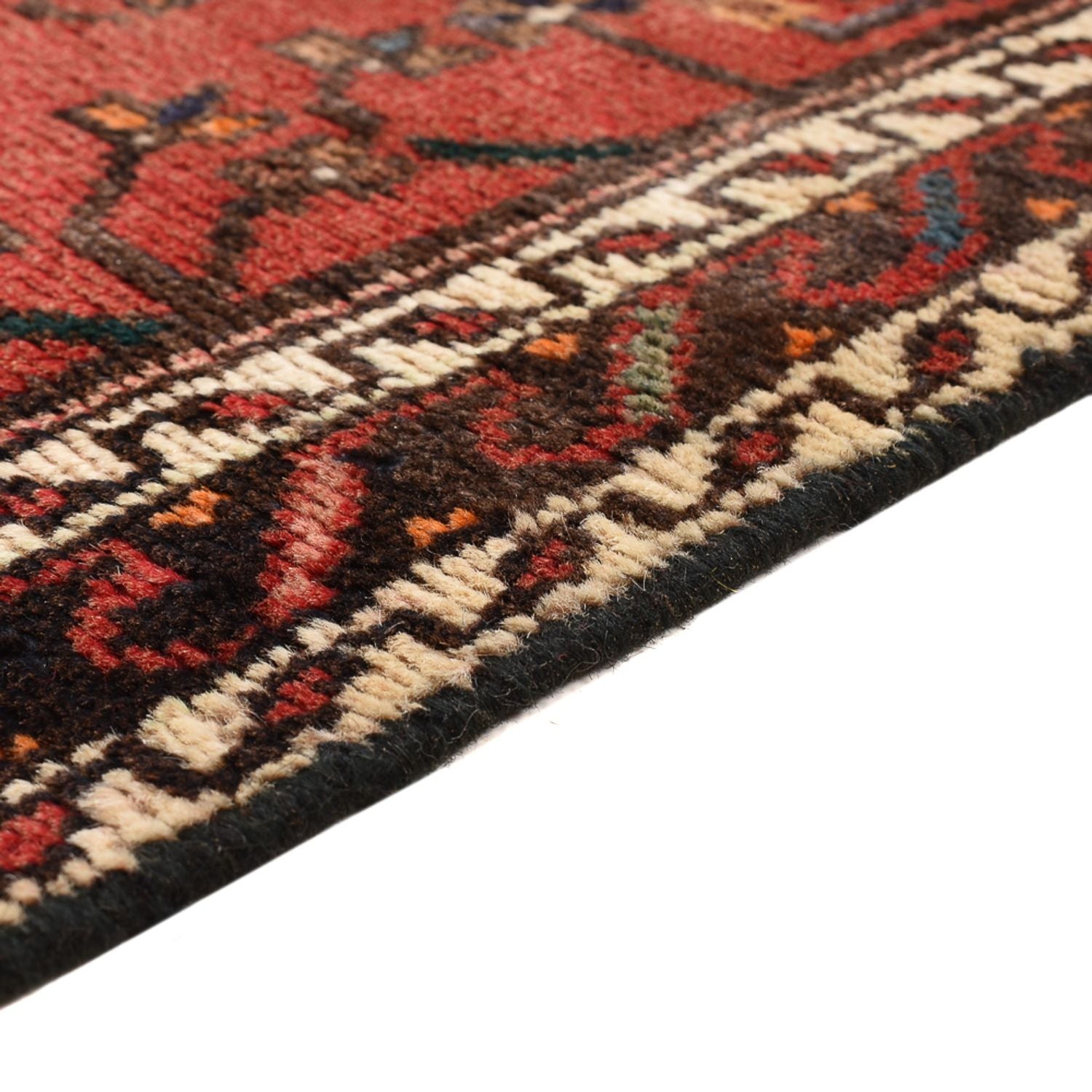 Tapis persan - Nomadic - 130 x 98 cm - rouge