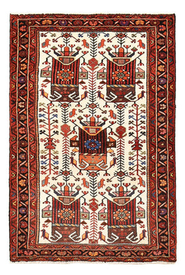 Tapis persan - Nomadic - 130 x 88 cm - rouge