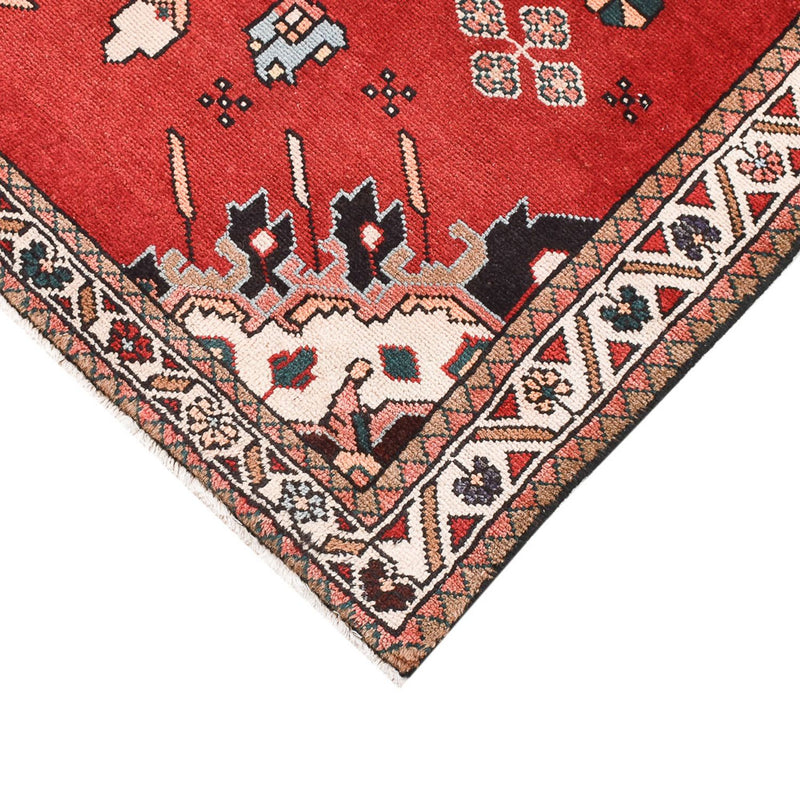 Tapis persan - Nomadic - 133 x 90 cm - rouge