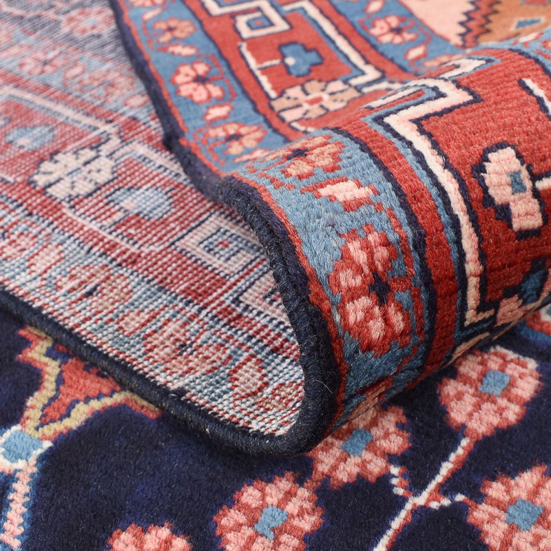 Tapis persan - Nomadic - 208 x 137 cm - bleu foncé