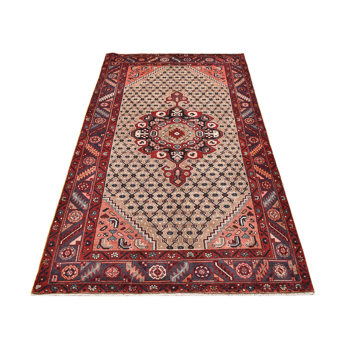 Tapis de couloir Tapis persan - Nomadic - 237 x 128 cm - sable
