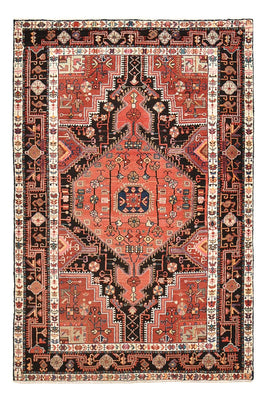 Tapis persan - Nomadic - 198 x 129 cm - rouge clair