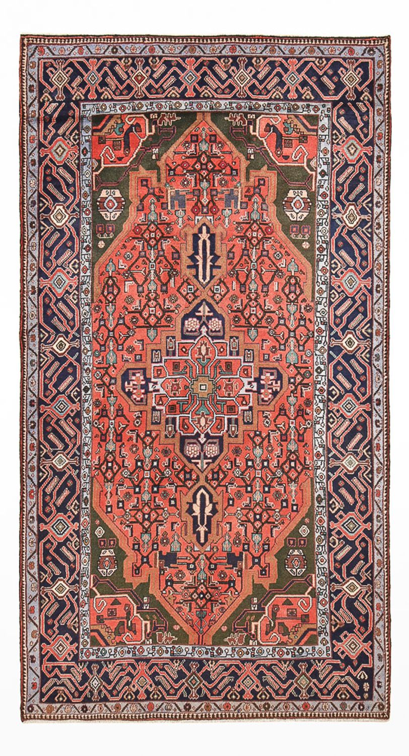 Tapis persan - Nomadic - 277 x 150 cm - rouge clair