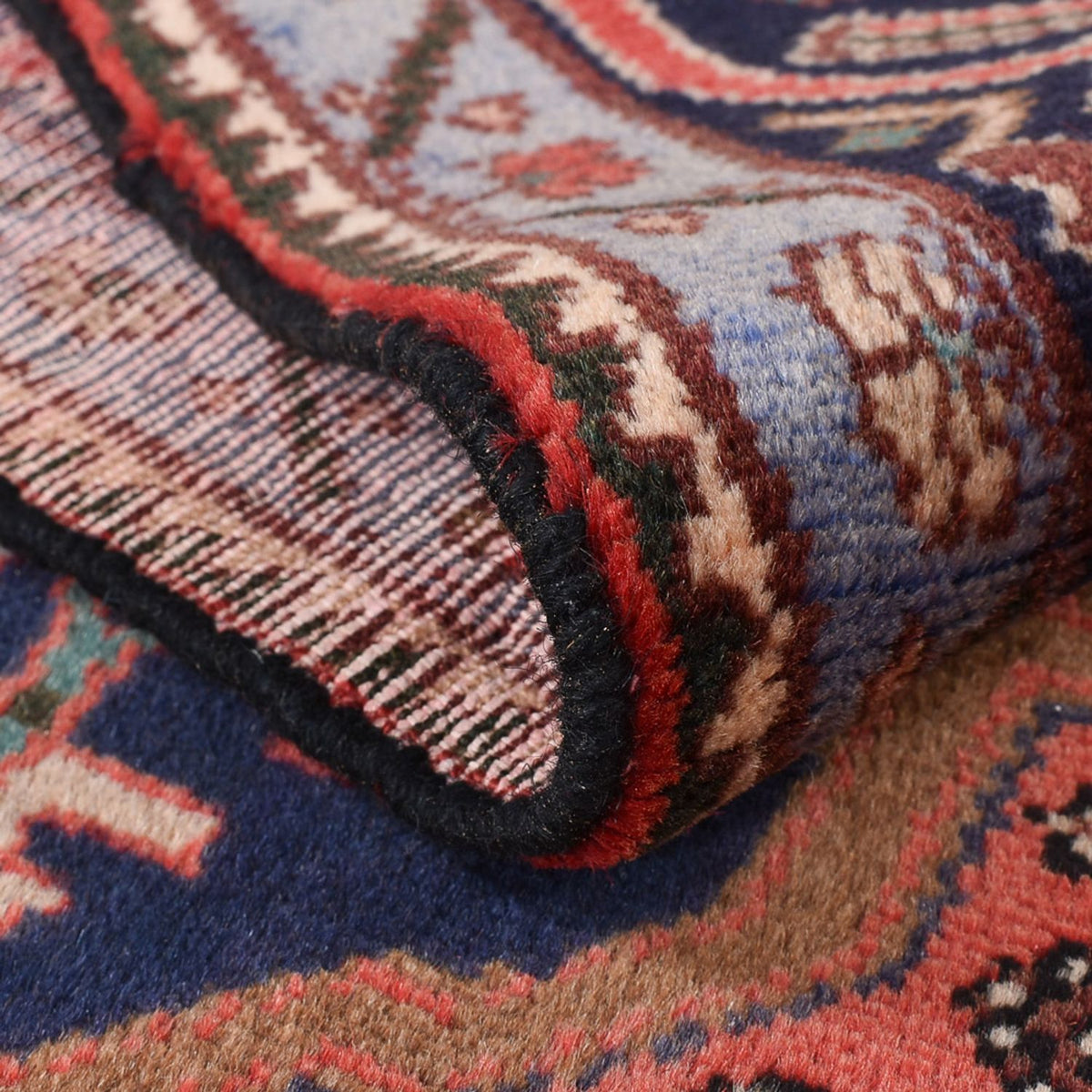 Tapis persan - Nomadic - 277 x 150 cm - rouge clair