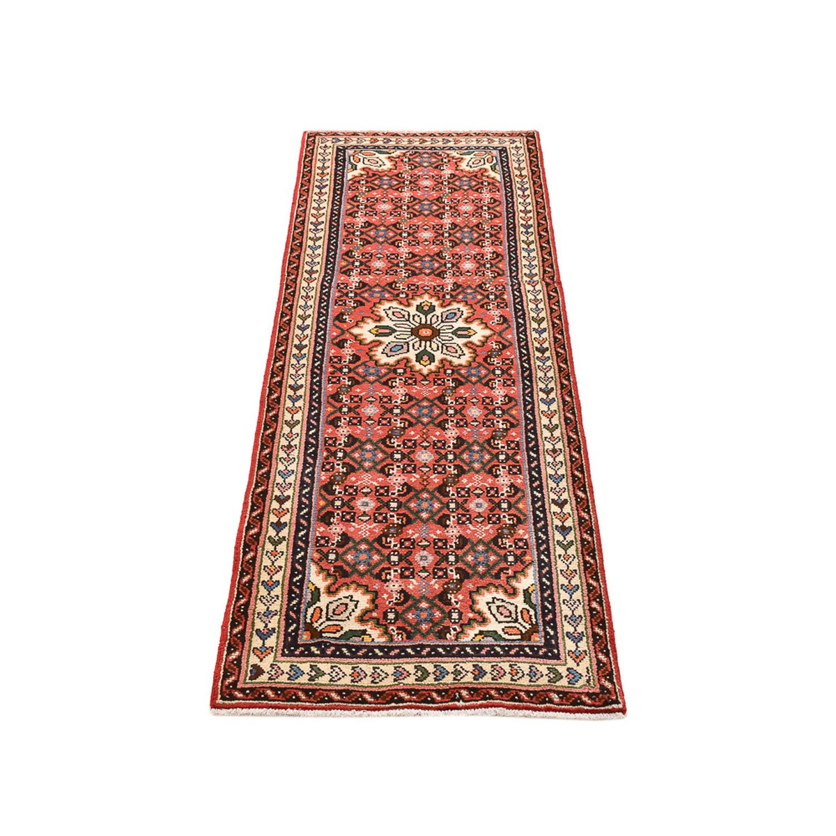 Tapis de couloir Tapis persan - Nomadic - 180 x 65 cm - rouge clair