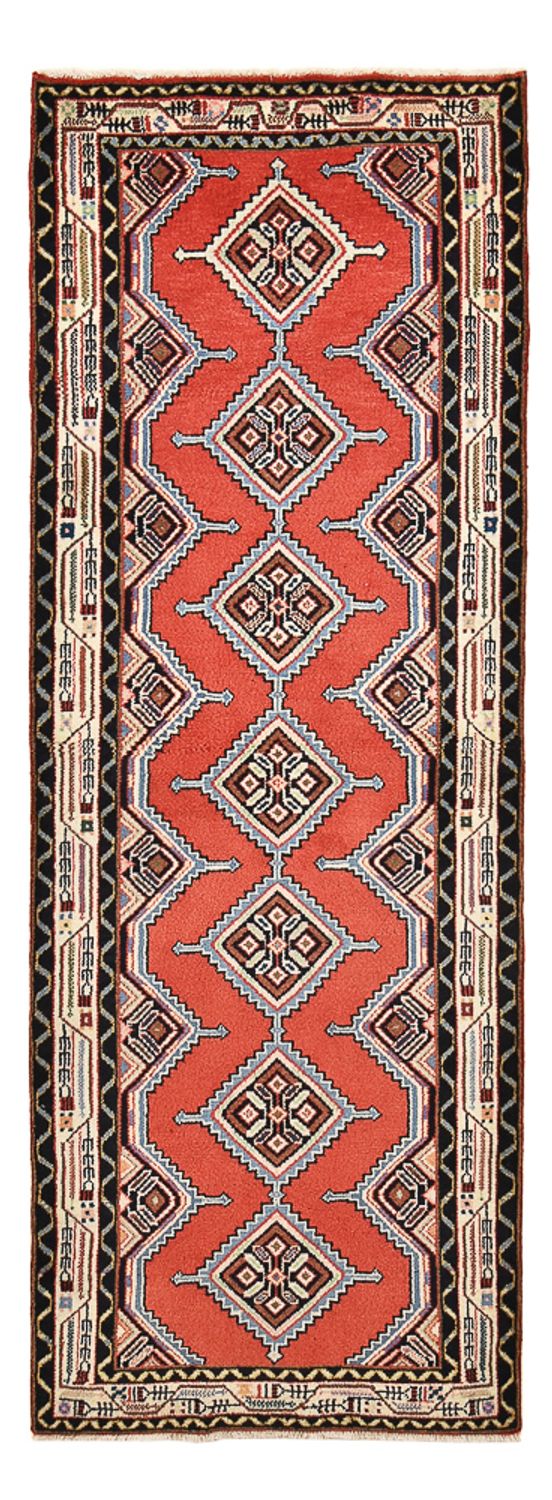 Tapis de couloir Tapis persan - Nomadic - 219 x 77 cm - rouge