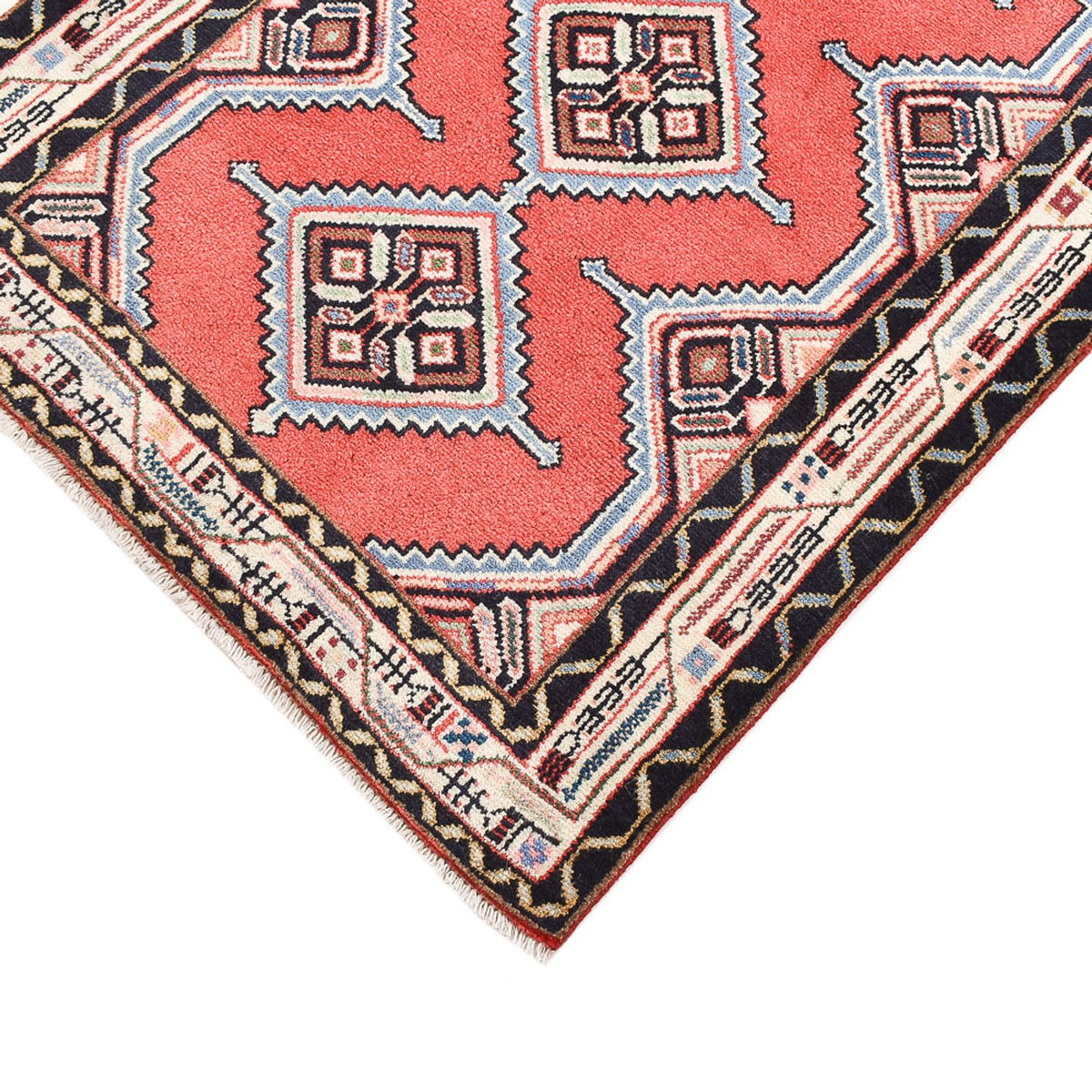 Tapis de couloir Tapis persan - Nomadic - 219 x 77 cm - rouge