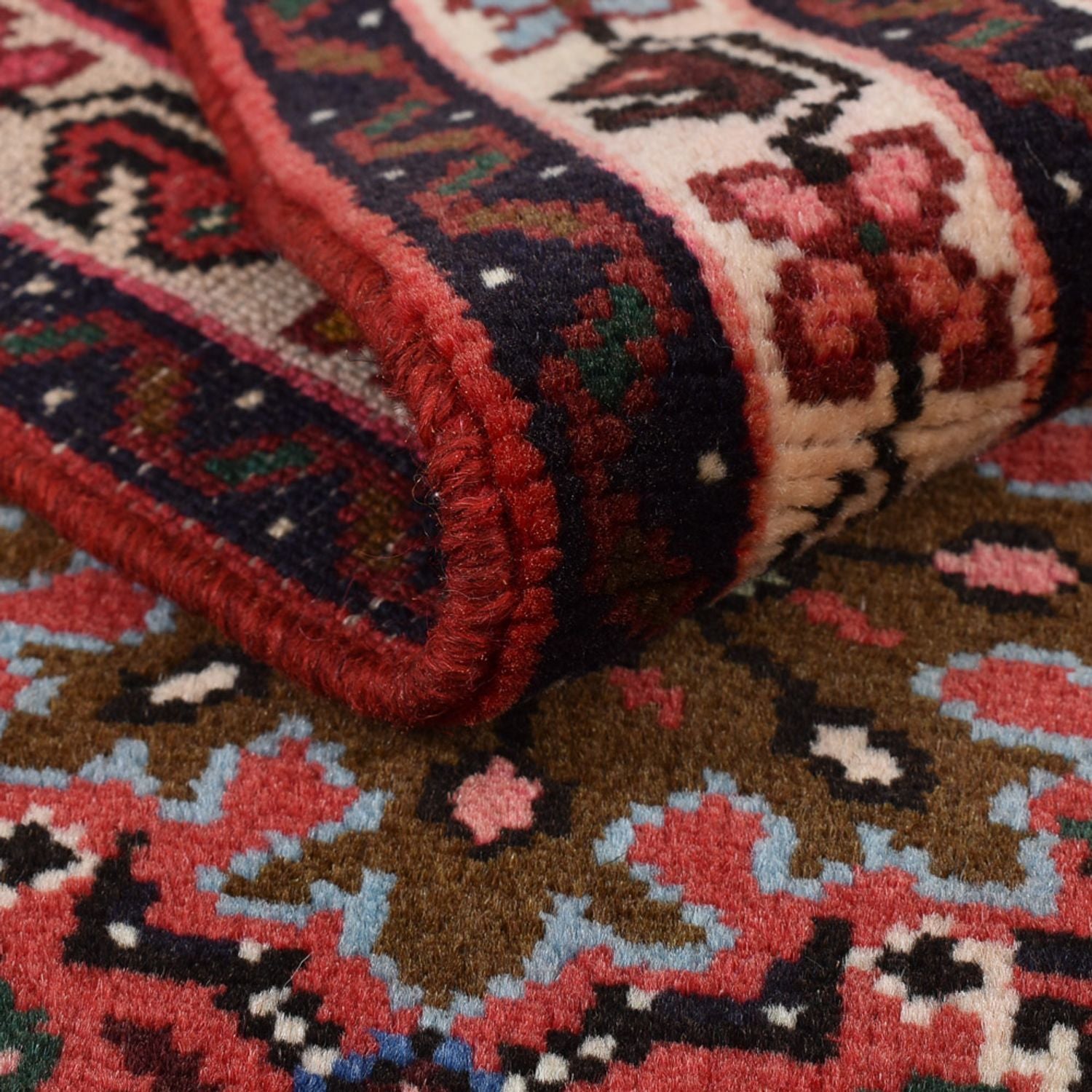 Tapis de couloir Tapis persan - Nomadic - 190 x 67 cm - rouge clair