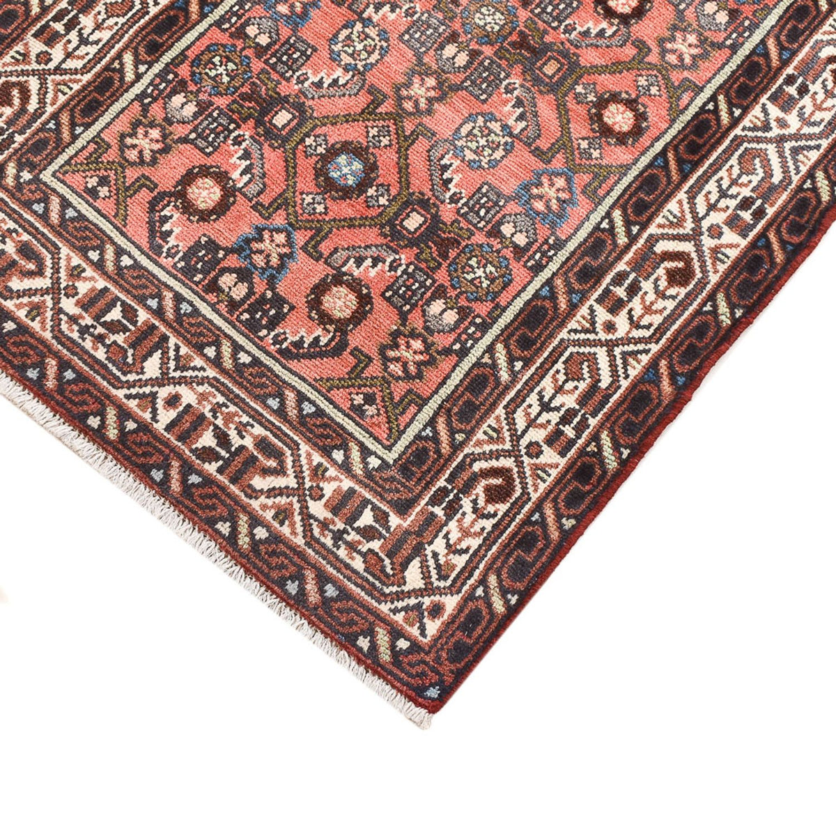 Tapis de couloir Tapis persan - Nomadic - 185 x 67 cm - rouge clair