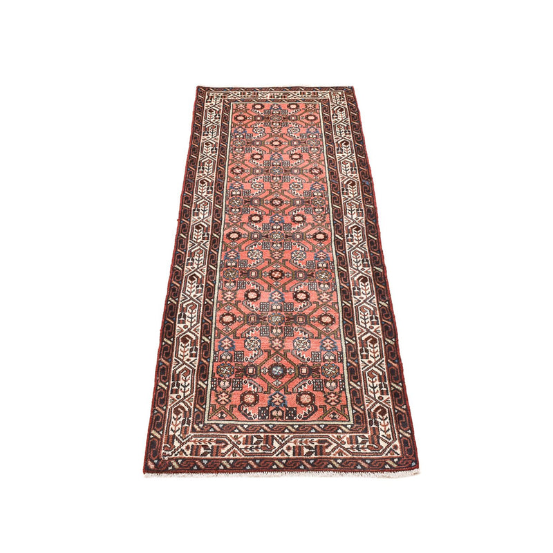 Tapis de couloir Tapis persan - Nomadic - 185 x 67 cm - rouge clair
