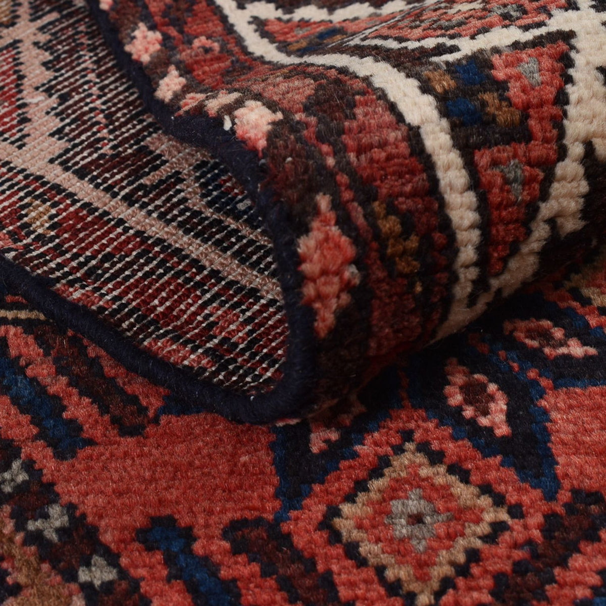 Tapis de couloir Tapis persan - Nomadic - 299 x 85 cm - rouge