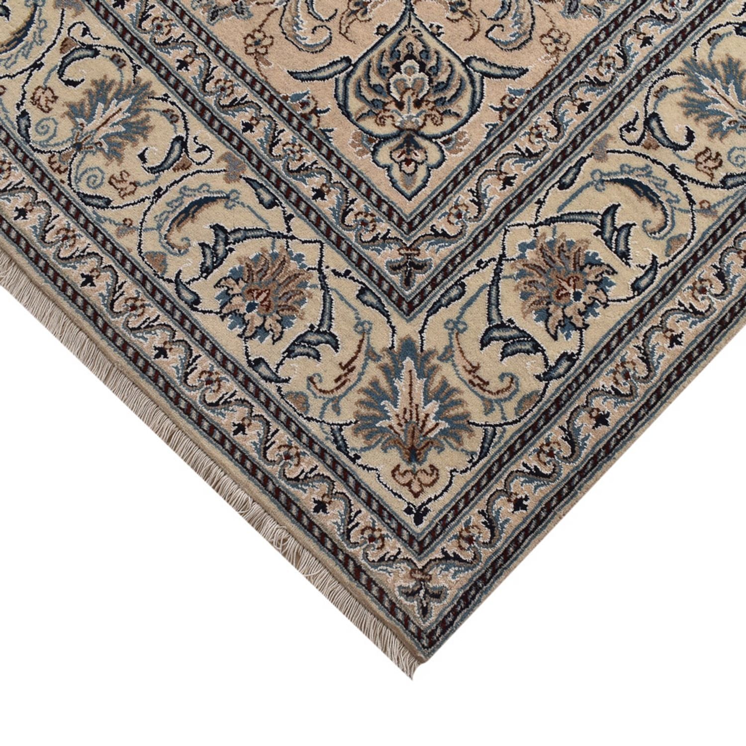 Tapis persan - Nain - 300 x 200 cm - sable