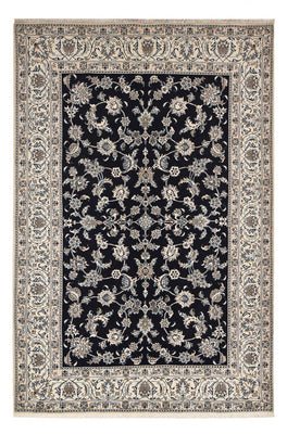 Tapis persan - Nain - 292 x 195 cm - bleu foncé