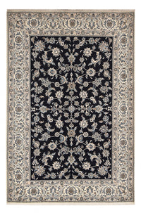 Tapis persan - Nain - 292 x 195 cm - bleu foncé