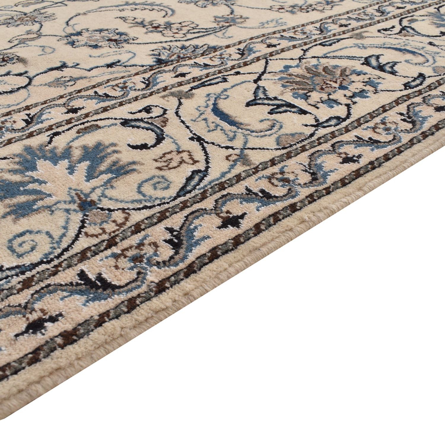 Tapis persan - Nain - 300 x 198 cm - sable