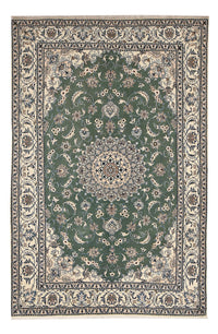 Tapis persan - Nain - 300 x 197 cm - vert menthe