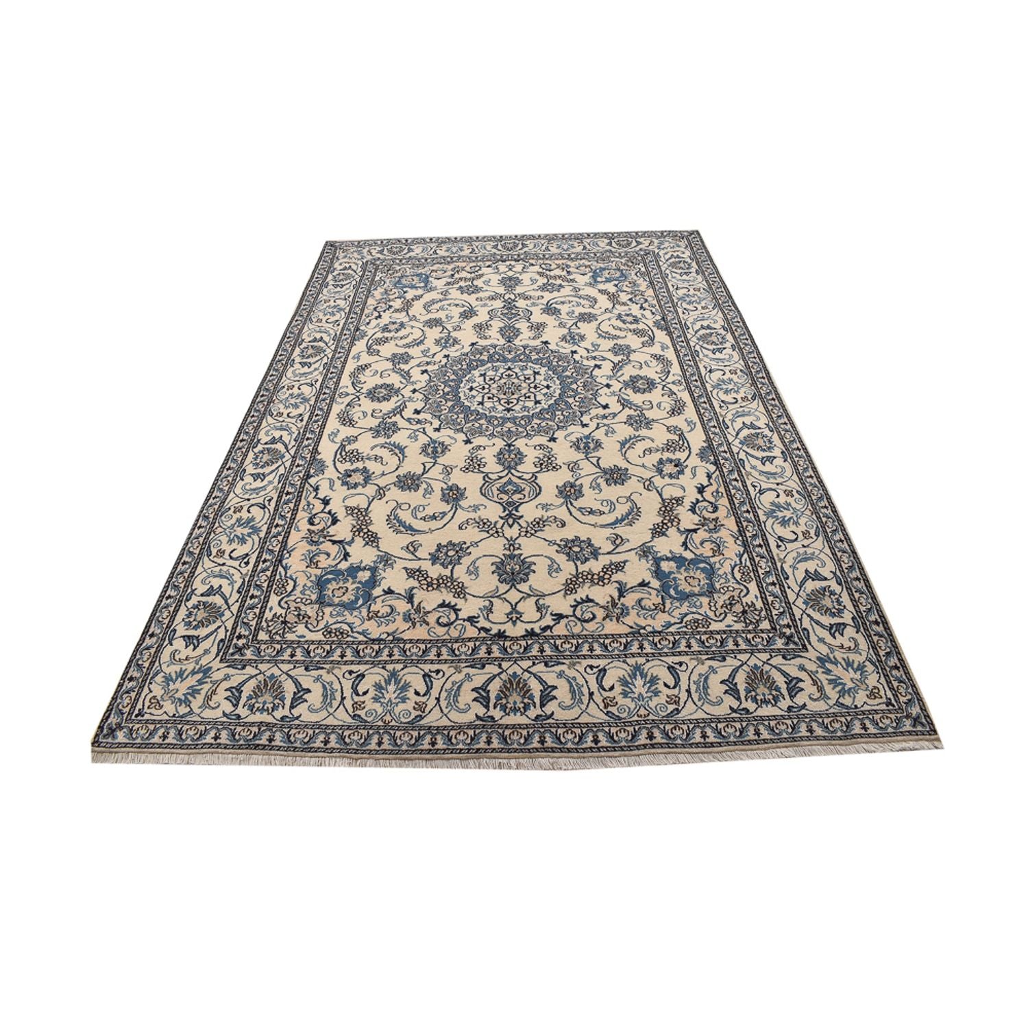 Tapis persan - Nain - 293 x 200 cm - sable