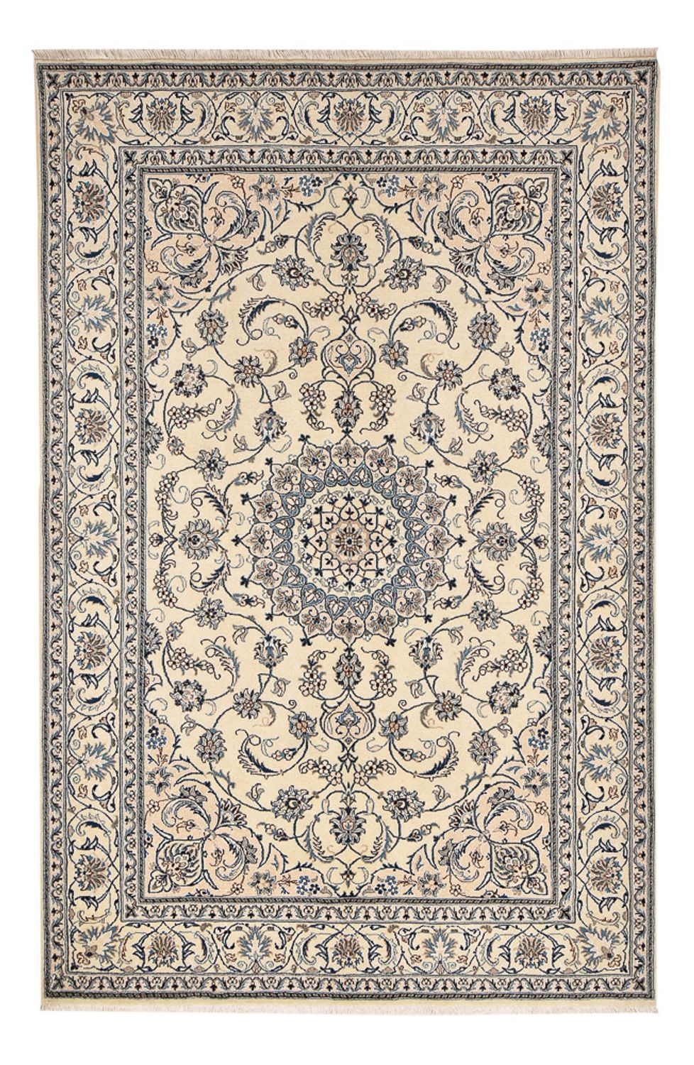 Tapis persan - Nain - 297 x 195 cm - sable