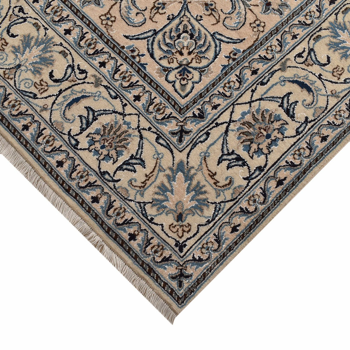 Tapis persan - Nain - 297 x 195 cm - sable