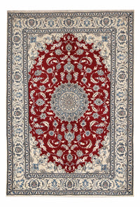 Tapis persan - Nain - 290 x 198 cm - rouge