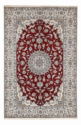 Tapis persan - Nain - 300 x 199 cm - rouge