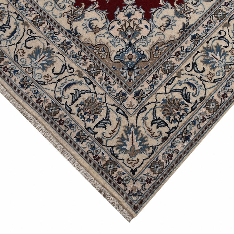 Tapis persan - Nain - 300 x 199 cm - rouge